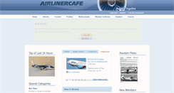 Desktop Screenshot of airlinercafe.com